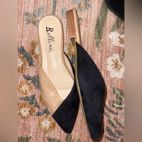 Like New Bellini Color Block flats / slides / mules  size 9.5 - Picture 2 of 5